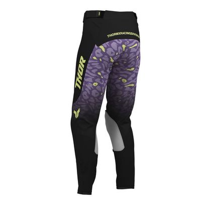 Pantalon cross Thor LAUNCH SPOTTED - FEMME 2027 - Noir / Violet