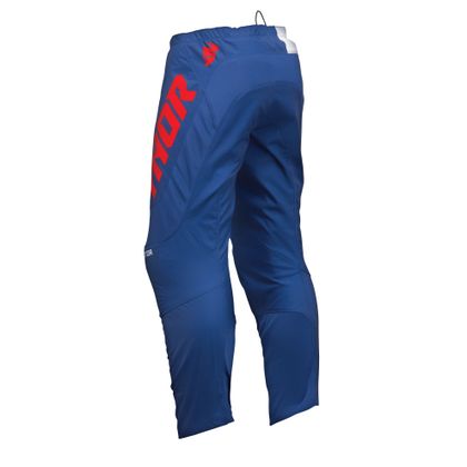 Pantalón de motocross Thor SECTOR CHECKER YOUTH - Azul / Rojo