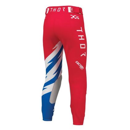 Calças de cross Thor LAUNCH SHOCKIE - CRIANÇA - Vermelho / Azul