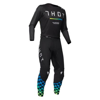 Pantalón de motocross Thor PRIME PRO - TREND - OFFROAD - BLACK 2020