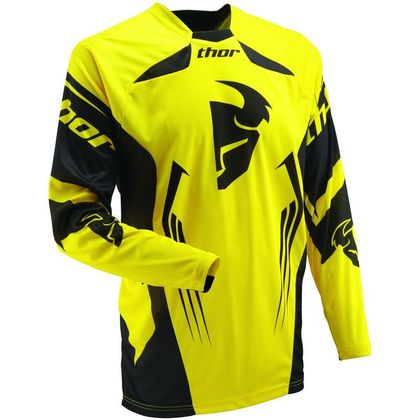 Maillot cross Thor Core Solid jersey yellow  Ref : TO0553 