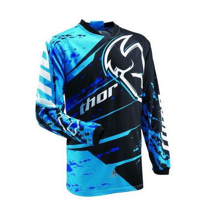Maillot cross Thor Phase Splatter jersey blue  Ref : TO0574 