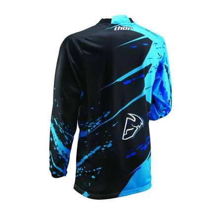 Maillot cross Thor Phase Splatter jersey blue 