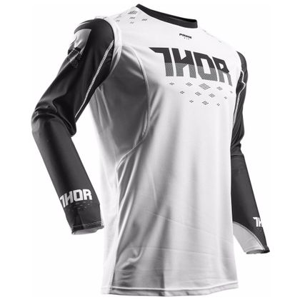Camiseta de motocross Thor PRIME FIT ROHL  -  NEGRO BLANCO 2018