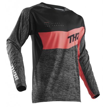 Camiseta de motocross Thor FUSE HIGH TIDE BLACK CORAL 2018