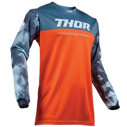 Camiseta de motocross Thor PULSE AIR ACID RED ORANGE SLATE NIÑO Ref : TO2161 