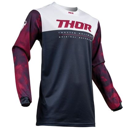Camiseta de motocross Thor PULSE AIR ACID MIDNIGHT LIGHT GRAY 2019 Ref : TO2104 