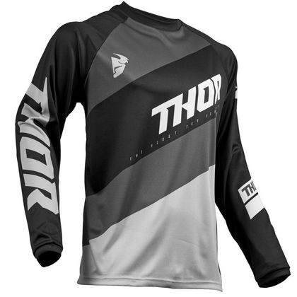 Camiseta de motocross Thor SECTOR SHEAR BLACK GRAY 2019 Ref : TO2118 