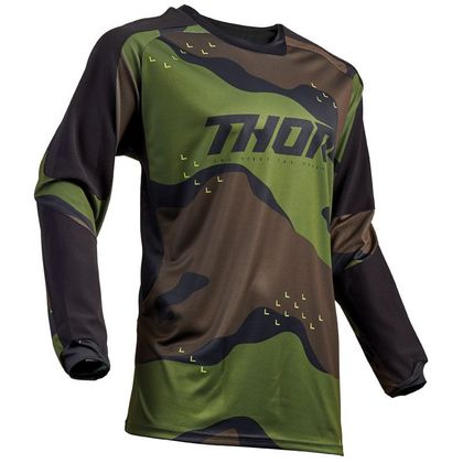 Camiseta de motocross Thor TERRAIN GREEN CAMO 2020 Ref : TO2122 