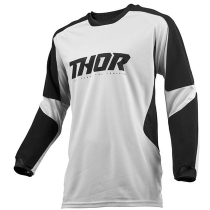 Camiseta de motocross Thor TERRAIN LIGHT GRAY BLACK 2020