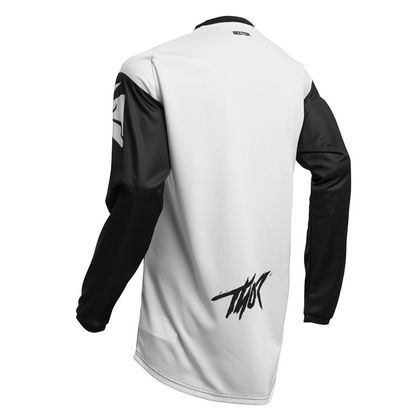 Camiseta de motocross Thor SECTOR - LINK - BLACK 2021