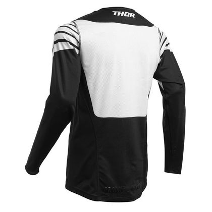 Maillot cross Thor PRIME PRO - STRUT - BLACK WHITE 2020