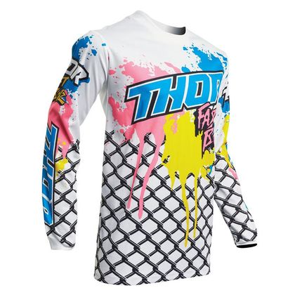 Camiseta de motocross Thor PULSE - FAST BOYZ - WHITE 2020 Ref : TO2352 