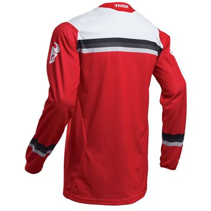Camiseta de motocross Thor PULSE - PINNER - RED 2020