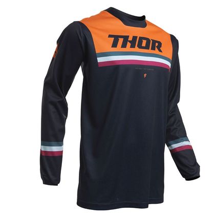 Camiseta de motocross Thor PULSE - PINNER - MIDNIGHT ORANGE 2020 Ref : TO2348 
