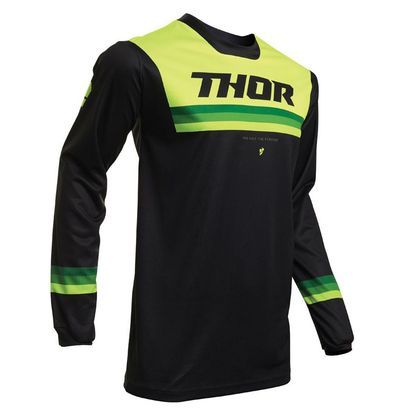 Camiseta de motocross Thor PULSE - PINNER - BLACK ACID 2020 Ref : TO2350 