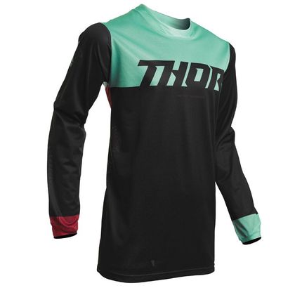 Camiseta de motocross Thor PULSE AIR - FACTOR - BLACK MINT 2020 Ref : TO2356 
