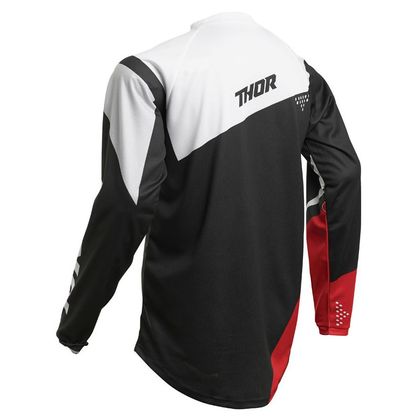 Camiseta de motocross Thor SECTOR - BLADE - CHARCOAL RED 2020