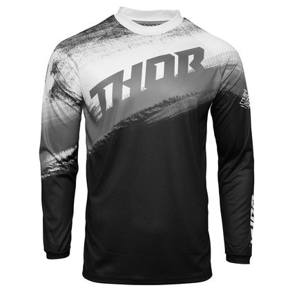Camiseta de motocross Thor SECTOR - VAPOR - BLACK WHITE 2021 Ref : TO2530 