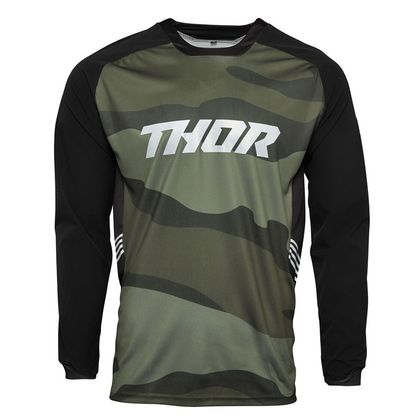 Camiseta de motocross Thor TERRAIN OFF ROAD - GREEN CAMO 2022 Ref : TO2579 