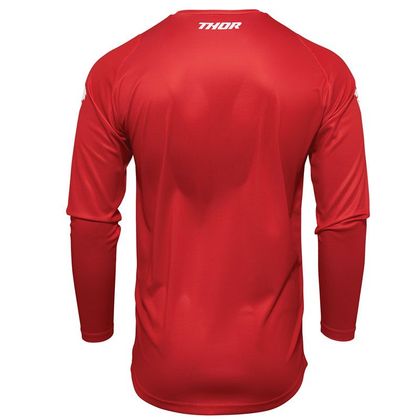 Camiseta de motocross Thor SECTOR MINIMAL RED 2023 - Rojo