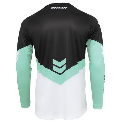 Camiseta de motocross Thor SECTOR CHEV BLACK MINT 2022
