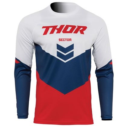 Camiseta de motocross Thor SECTOR CHEV RED NAVY 2022 Ref : TO2680 