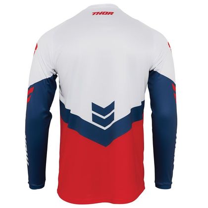 Camiseta de motocross Thor SECTOR CHEV RED NAVY 2022