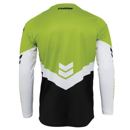 Camiseta de motocross Thor SECTOR CHEV BLACK GREEN 2022