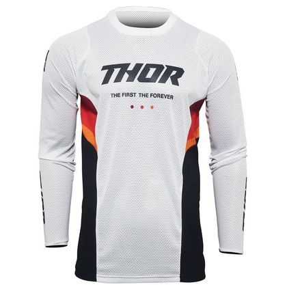 Camiseta de motocross Thor PULSE REACT AIR WHITE MIDNIGHT 2022 Ref : TO2673 