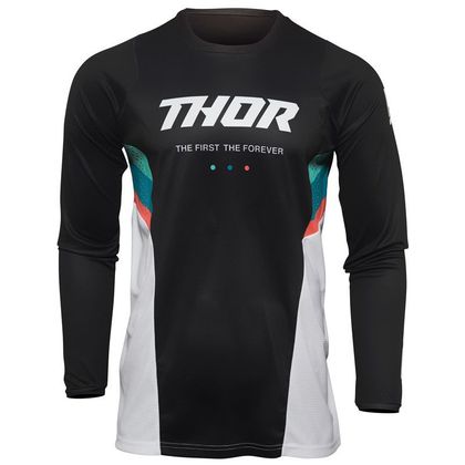 Maillot cross Thor PULSE REACT WHITE BLACK 2022 Ref : TO2671 