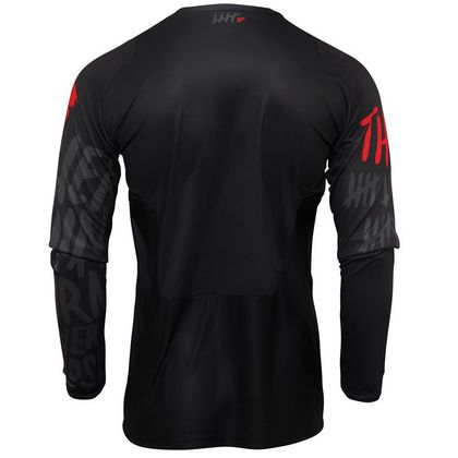 Camiseta de motocross Thor PULSE COUNTING SHEEP BLACK RED 2022