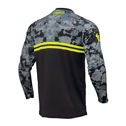 Camiseta de motocross Thor SECTOR DIGI 2023 - Negro / Gris