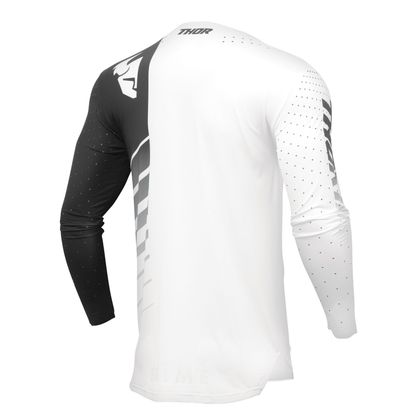 Camiseta de motocross Thor PRIME - ANALOG 2023 - Negro / Blanco