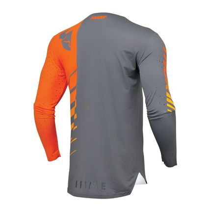 Camiseta de motocross Thor PRIME - ANALOG 2023 - Gris / Naranja