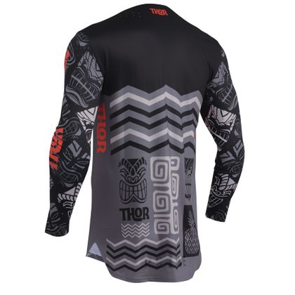 Camiseta de motocross Thor PRIME - ALOHA 2024 - Negro / Gris