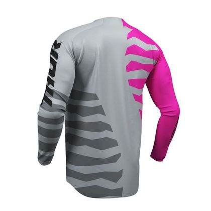 Maillot cross Thor LAUNCH SHREDDER 2027 - Gris / Rose