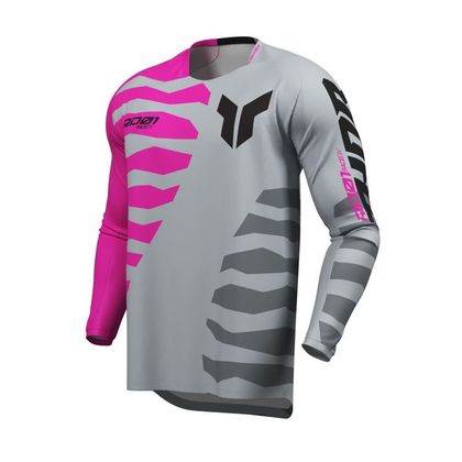Maillot cross Thor LAUNCH SHREDDER 2027 - Gris / Rose