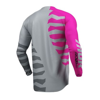 Maillot cross Thor LAUNCH SHREDDER 2027 - Gris / Rose