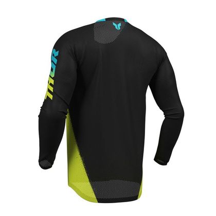 Camisola de motocross Thor LAUNCH AIR DARKSIDE 2027 - Preto / Amarelo