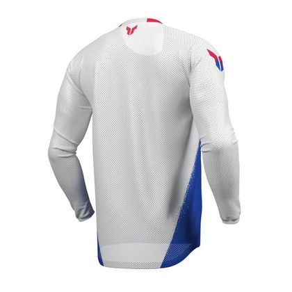 Camisola de motocross Thor LAUNCH AIR DARKSIDE 2027 - Branco / Azul
