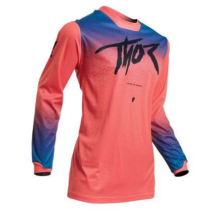 Camiseta de motocross Thor WOMENS PULSE - FADER - CORAL 2020 Ref : TO2373 