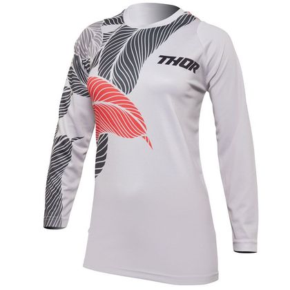 Camiseta de motocross Thor SECTOR URTH LIGHT GRAY FEMME 2022 Ref : TO2699 