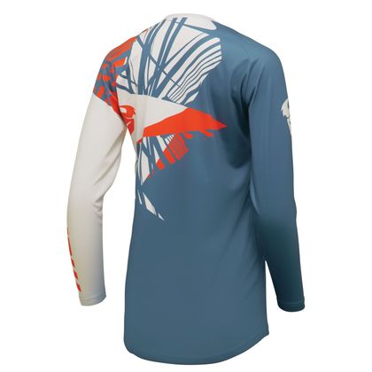 Camiseta de motocross Thor SECTOR SPLIT WOMEN 2023 - Azul / Rojo