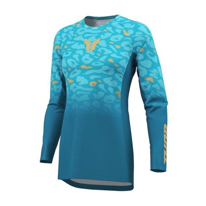 Thor LAUNCH SPOTTED – DAMEN 2027 Crosshemd - Blau / Weiß
