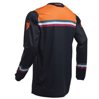 Maillot cross Thor YOUTH PULSE AIR - PINNER - MIDNIGHT ORANGE
