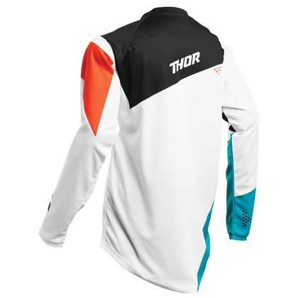 Maillot cross Thor YOUTH SECTOR - BLADE - WHITE AQUA