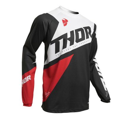 Maillot cross Thor YOUTH SECTOR - BLADE - CHARCOAL RED Ref : TO2389 