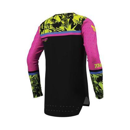 Thor SPORT PINK'D - KINDER Crossshirt - Zwart / Roze