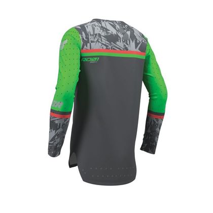Thor SPORT PINK'D - KINDER Crossshirt - Grijs / Groen